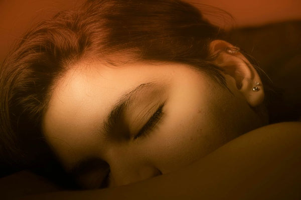 A girl in REM sleep