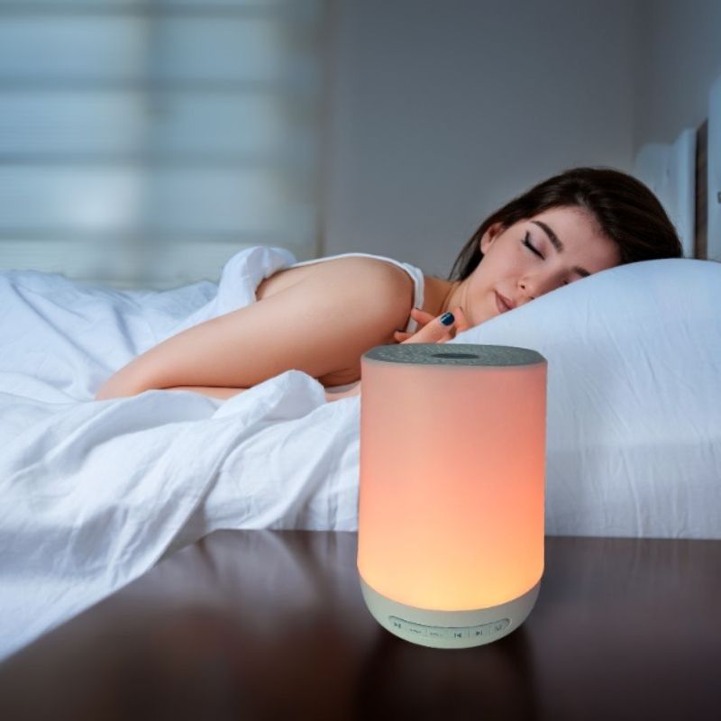 Smart white noise sleep machine - DreamWhisper | Soothing sounds & night light for better sleep