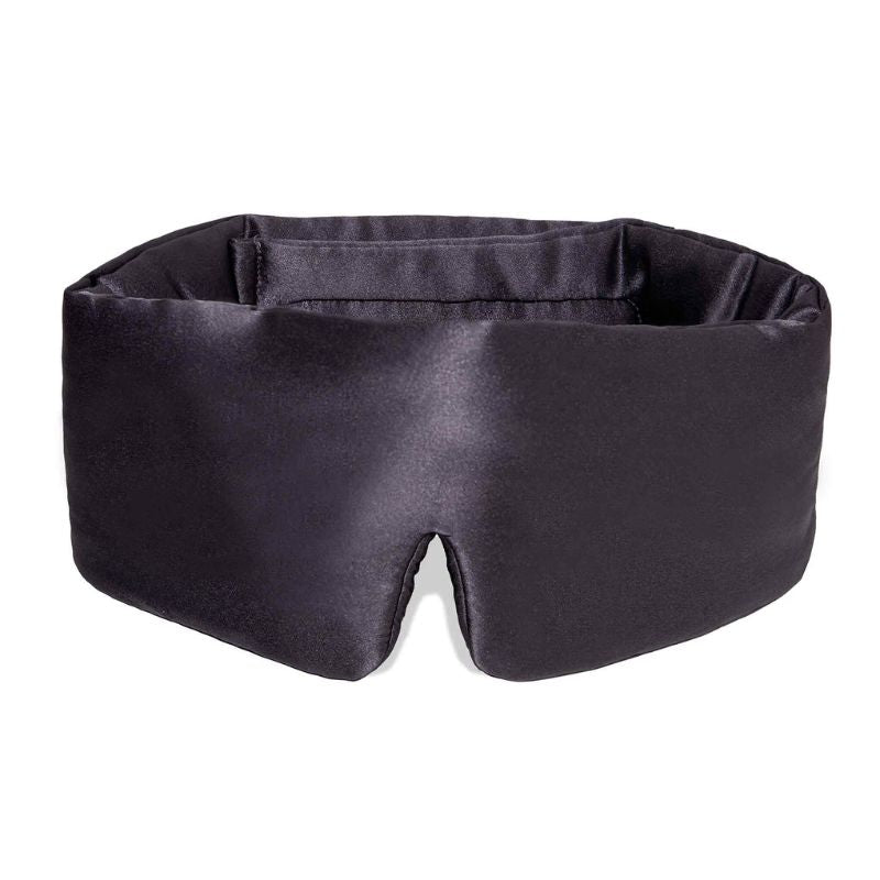 Black luxurious and dreamy silk sleep mask - Restora Dream