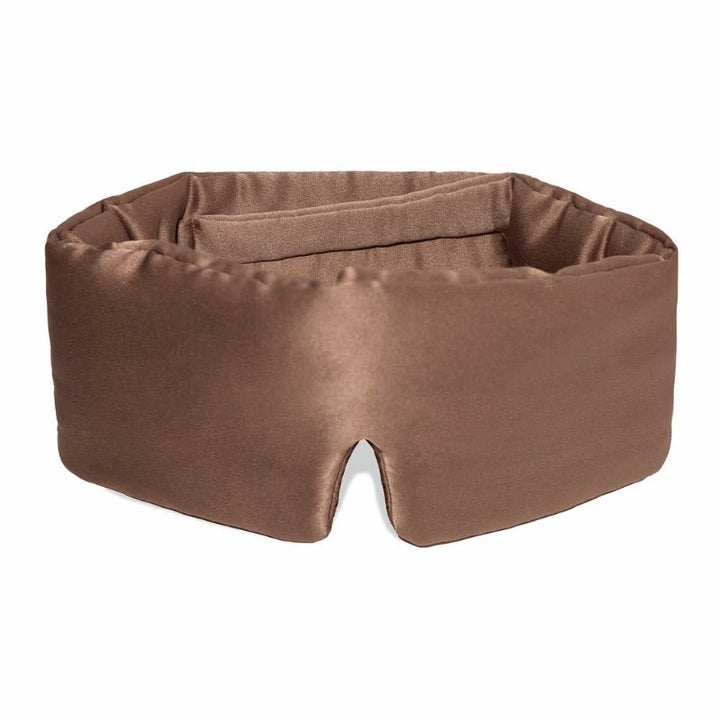 Coffee luxurious and dreamy silk sleep mask - Restora Dream