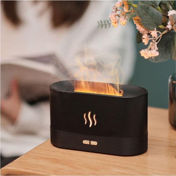 GlowMist Flammendiffusor – verbessert den Schlaf und schafft eine ruhige Atmosphäre