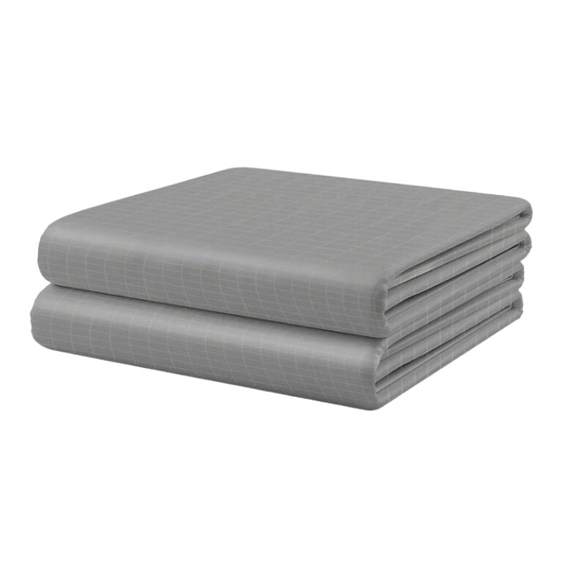 Grey organic and therapeutic grounding fitted sheet - Restora Dream