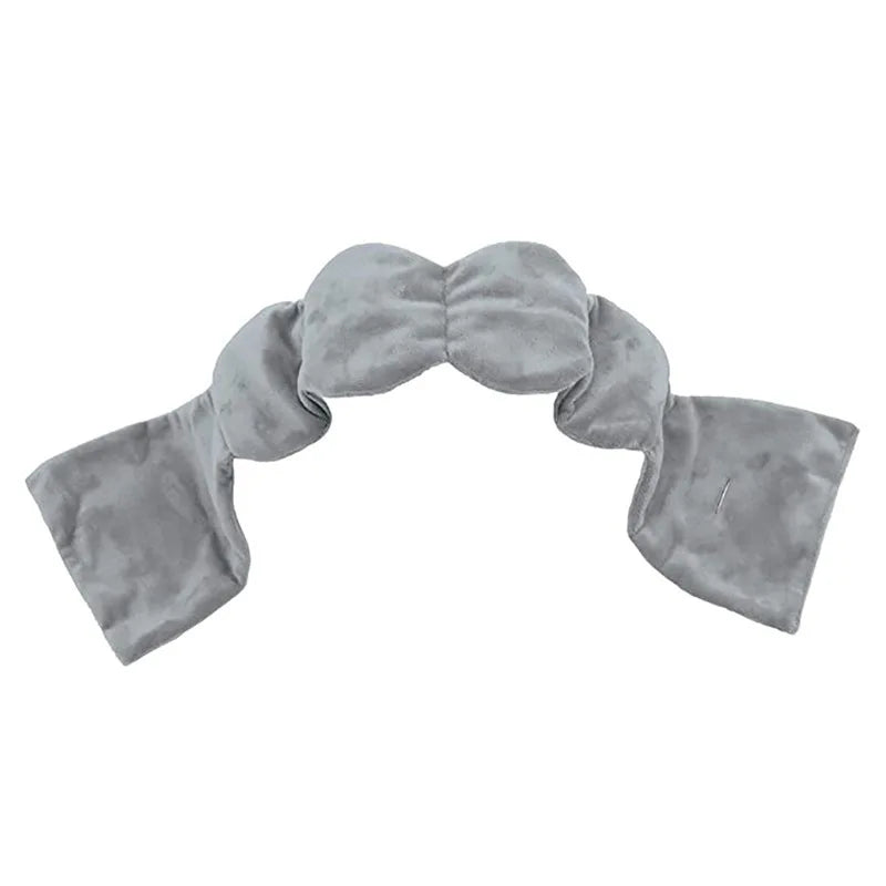 NightCuddle weighted sleep mask grey