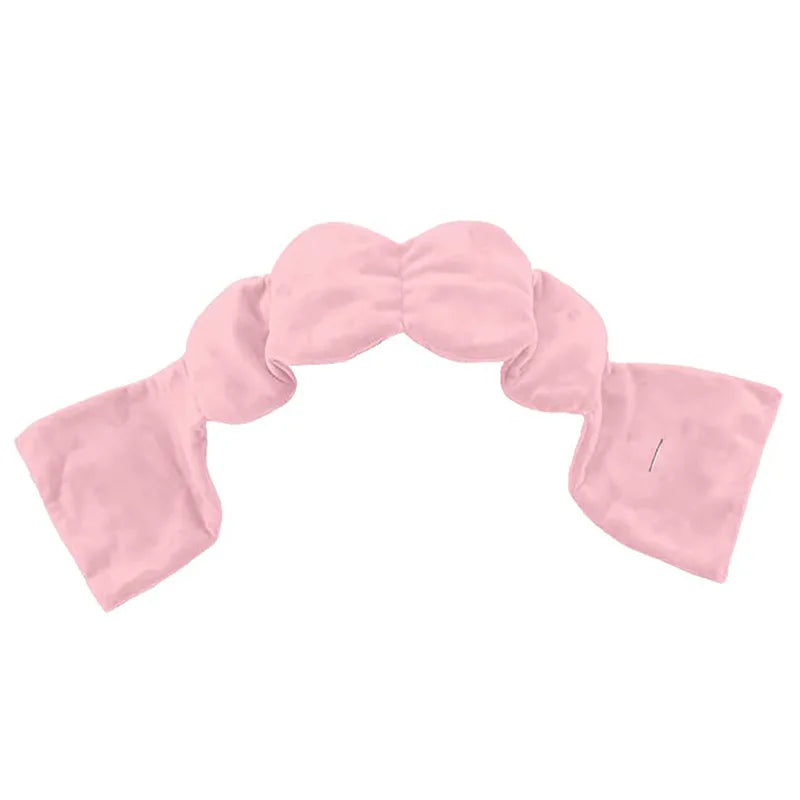 NightCuddle weighted sleep mask pink