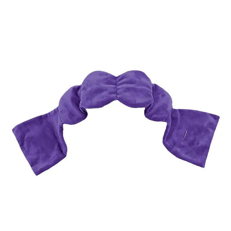 NightCuddle weighted sleep mask purple