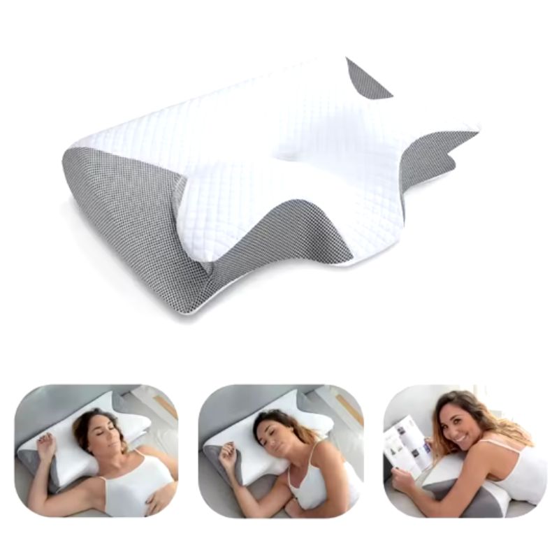 Hypoallergenic memory foam pillow promoting restful sleep