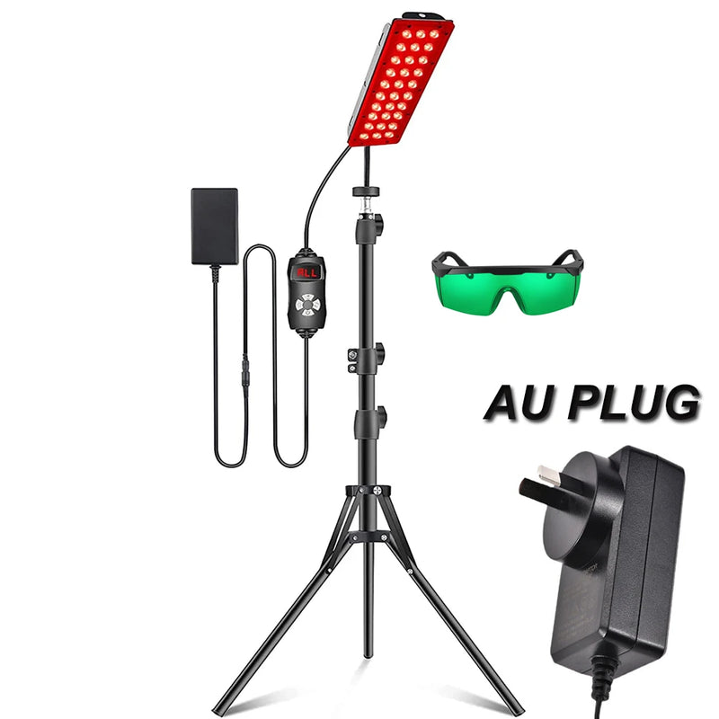 Home red light therapy device for sleep improvement and muscle recovery