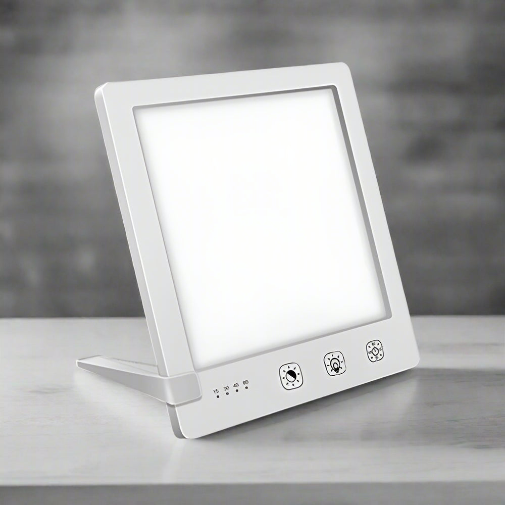 White LED light panel with control buttons - Restora Dream