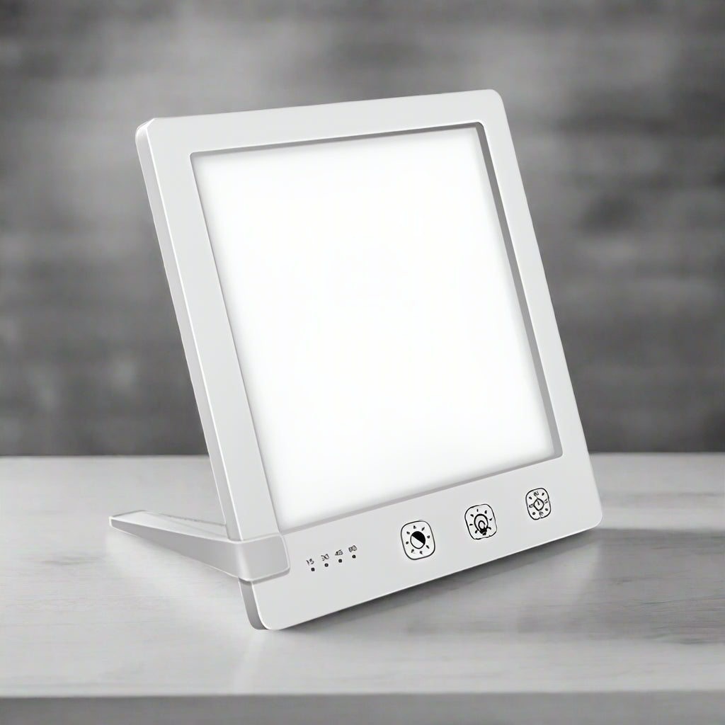 White LED light panel with control buttons - Restora Dream