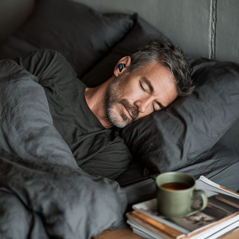Sleep earbuds for side sleepers with secure fit and ultra-soft comfort