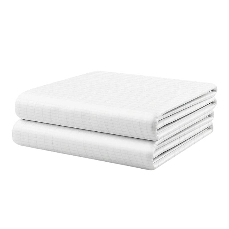 White organic and therapeutic grounding fitted sheet - Restora Dream